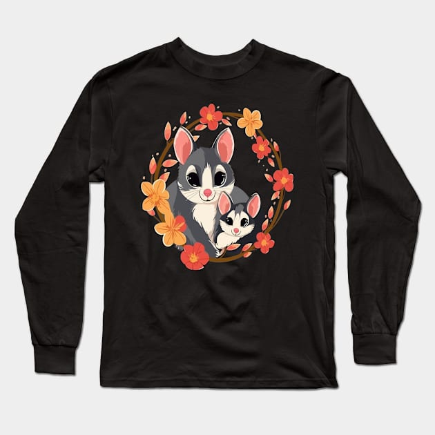 Sugar Glider Mothers Day Long Sleeve T-Shirt by JH Mart